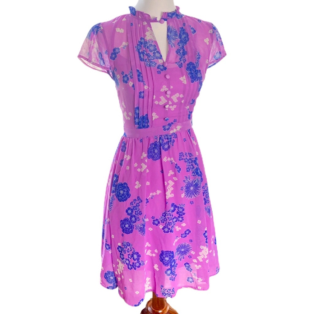 ModCloth | Oh Say Can Museum High Neck Dress